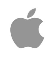 Apple Logo Gray